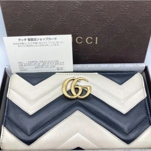 Gucci Marmont Bi-color long wallet